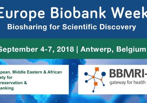 18EBW-Slider-website Europe Biobank Week 2018, Antwerpen, EBW18