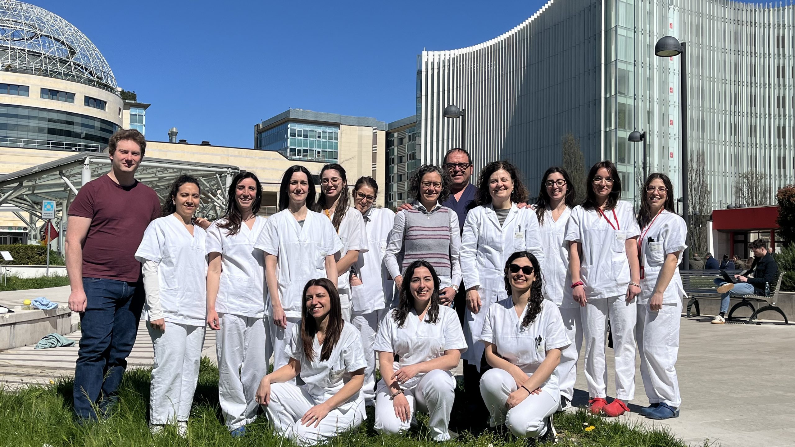 A picture of the San Raffaele team