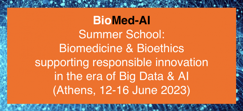 details of the biomes summer school - 12-16 June in Athens